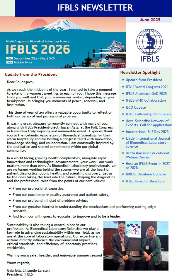 IFBLS Newsletter June 2025 thumbnail